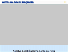 Tablet Screenshot of antalyabocekilaclama.org